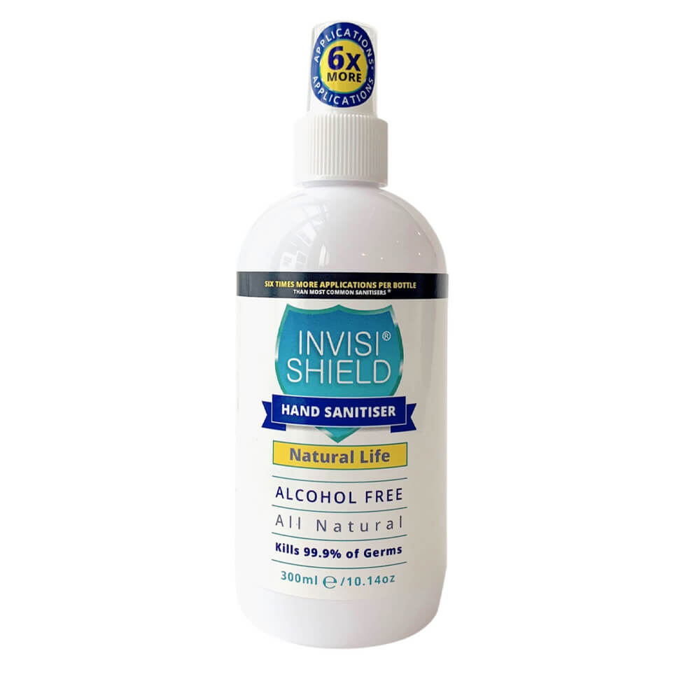 Invisi Shield Natural Life Hand Sanitiser (300ml) Spray